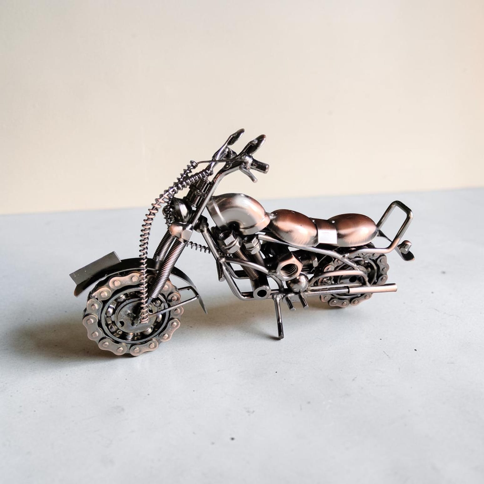 Handmade Metal Motorcycle Showpiece — image 5