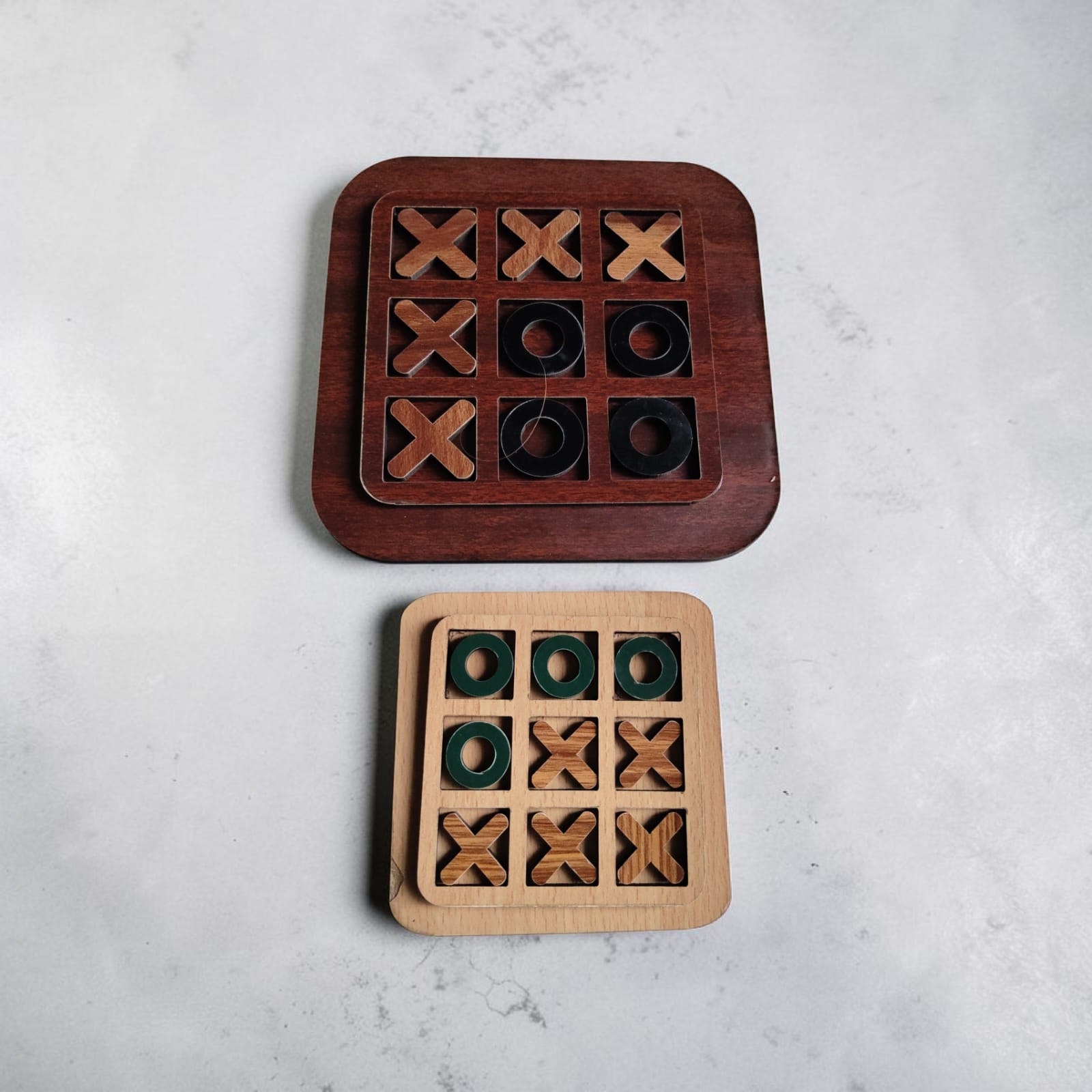 Wooden Tic Tac Toe Game combo  Set-Pack of 3 — image 3
